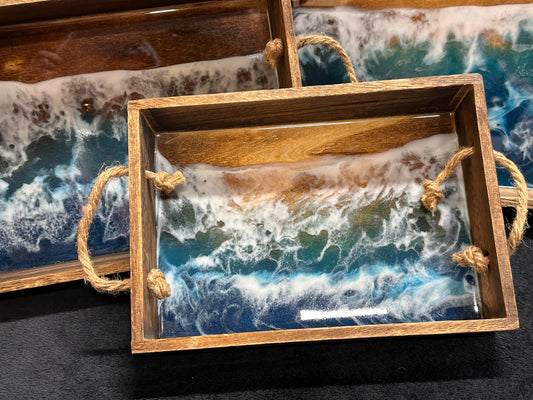 501 - Ocean Wave Knick Knack Stacking Trays