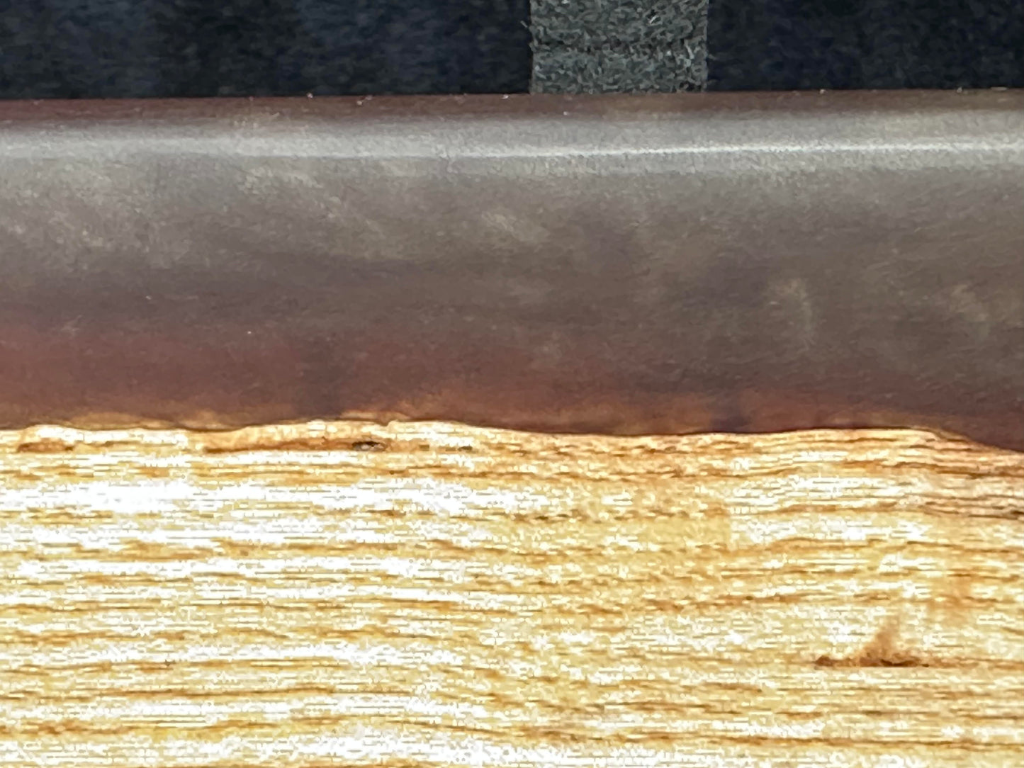 103 - Ash Wood with Coffee Brown Epoxy Charcuterie Board